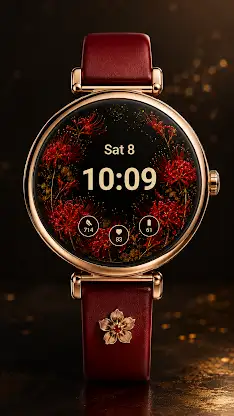 Higanbana Japanese Watch Face screenshot 1