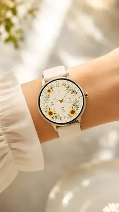 Himawari Sunflower Watch Face screenshot 2