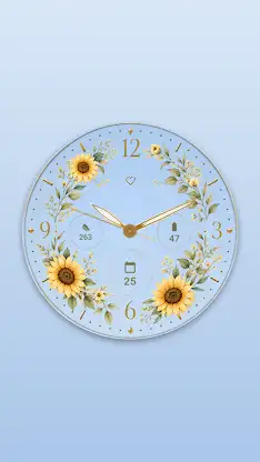 Himawari Sunflower Watch Face screenshot 5