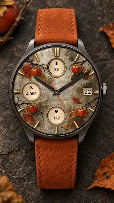 Persimmon Japanese Watch Face screenshot 1