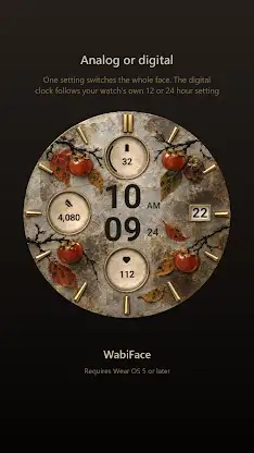 Persimmon Japanese Watch Face screenshot 4