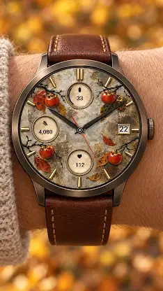 Persimmon Japanese Watch Face screenshot 2