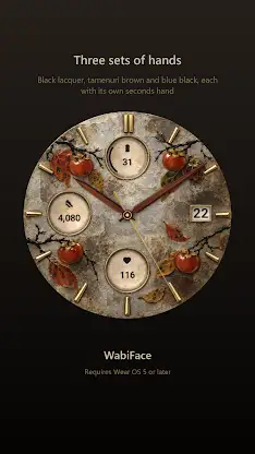 Persimmon Japanese Watch Face screenshot 3
