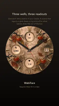 Persimmon Japanese Watch Face screenshot 5