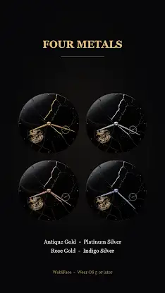 Kintsugi Time Watch Face screenshot 6