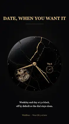 Kintsugi Time Watch Face screenshot 7