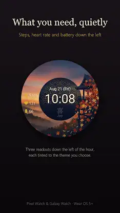 Kiyomizu Japanese Watch Face screenshot 4