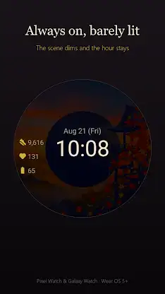 Kiyomizu Japanese Watch Face screenshot 7