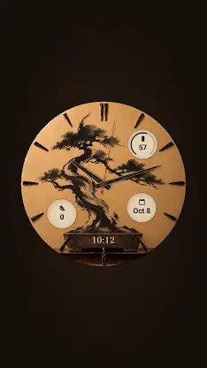 Kuromatsu Japanese Watch Face screenshot 3