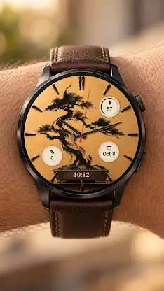 Kuromatsu Japanese Watch Face screenshot 2