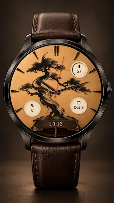 Kuromatsu Japanese Watch Face screenshot 1