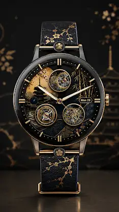 Kyoto Gear Japanese Watch Face screenshot 1