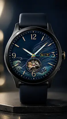 Nami Hybrid Japan Watch Face screenshot 2