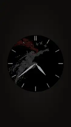 Sumi Ninja Japanese Watch Face screenshot 5