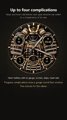 Yoroi Japanese Watch Face screenshot 3