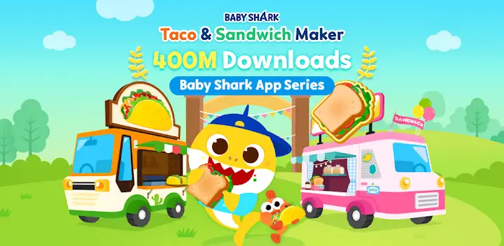 Baby Shark Taco Sandwich Maker — Android app banner