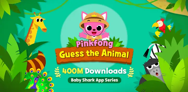 Pinkfong Guess the Animal: Kid — Android app banner