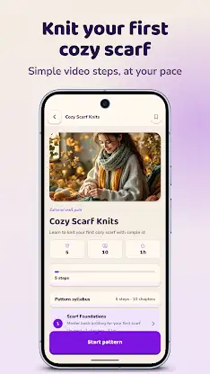 Knitting & Crochet Lessons screenshot 1