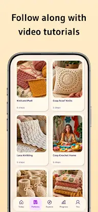 Knitting & Crochet Lessons screenshot 3