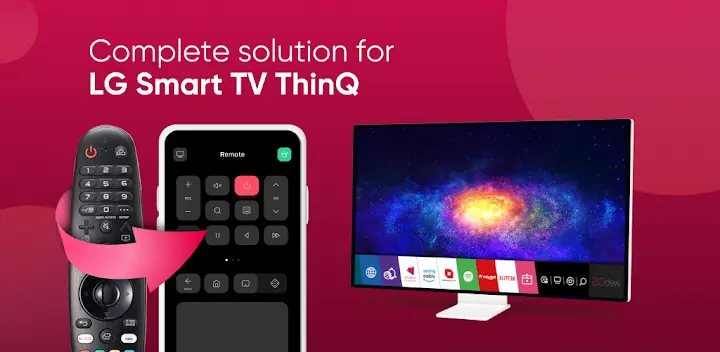 Controle Remoto LG TV Plus — Android app banner