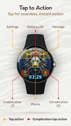 Lion Watchface ULTRA SGW7 screenshot 5
