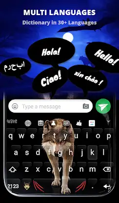 Lone Wolf Wallpaper + Keyboard screenshot 4