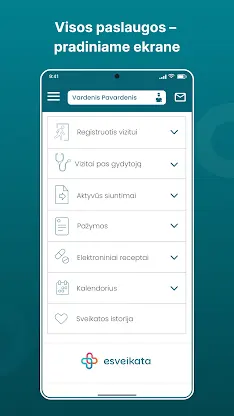 esveikata screenshot 2