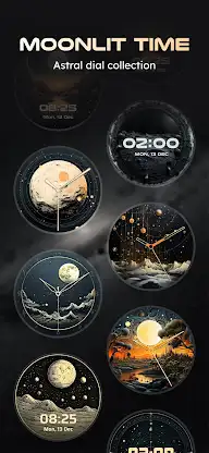 Lunar Moon Phase Watch Faces screenshot 1