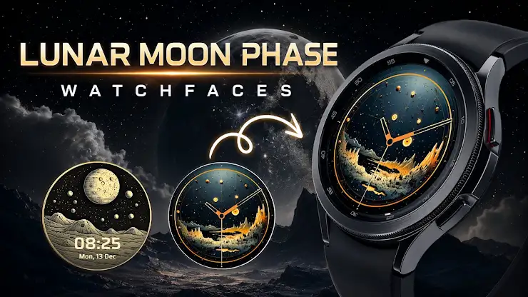 Lunar Moon Phase Watch Faces screenshot 6