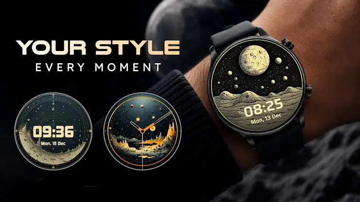 Lunar Moon Phase Watch Faces screenshot 8