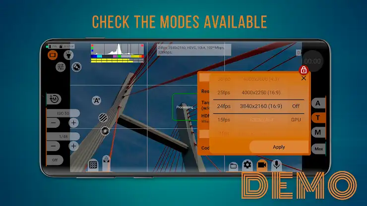 mcpro24fps demo - video camera screenshot 5