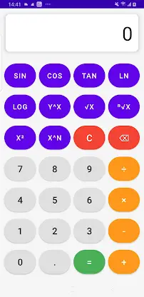 Sin Calc: Material Design screenshot 2