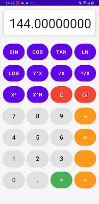 Sin Calc: Material Design screenshot 1