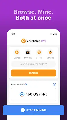 CryptoTab Browser Max screenshot 2