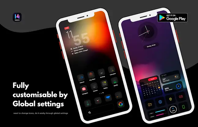MiUi 14 Widgets + SuperIcons screenshot 8