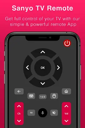 Sanyo TV Remote Control screenshot 1