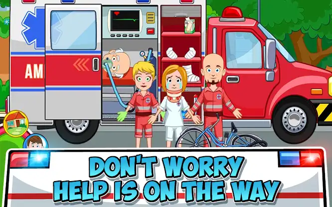 My Town : Fire station Rescue screenshot 2