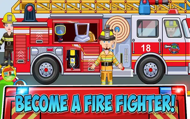 My Town : Fire station Rescue screenshot 3