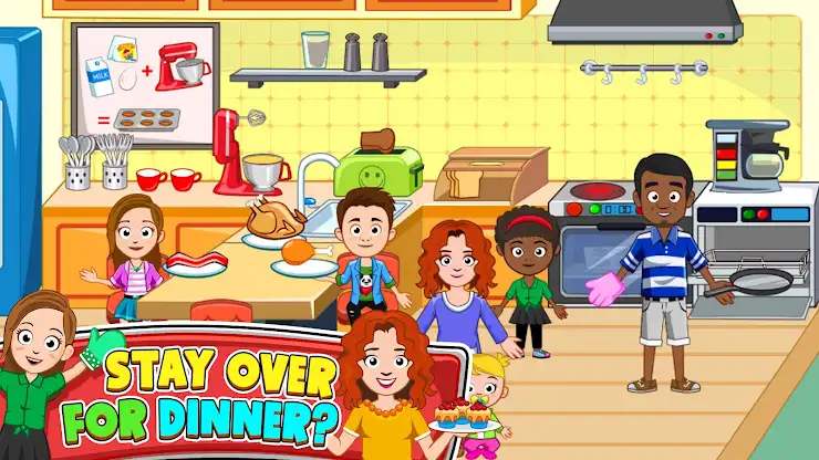 My Town: Friends House Party screenshot 2
