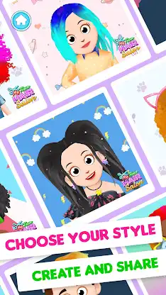 My Town: Girls Hair Salon Game screenshot 1