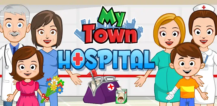 My Town : Hospital — Android game banner