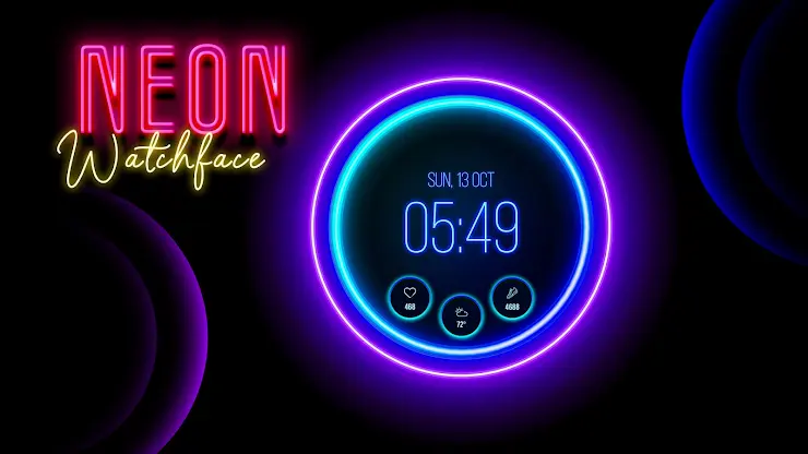 Neon Glow Watch Faces screenshot 1