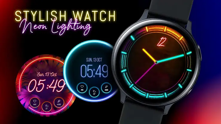 Neon Glow Watch Faces screenshot 2