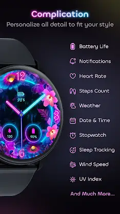 Neon Watchface ULTRA SGW7 screenshot 3