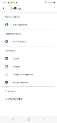 Acrobits LinkUp screenshot 2