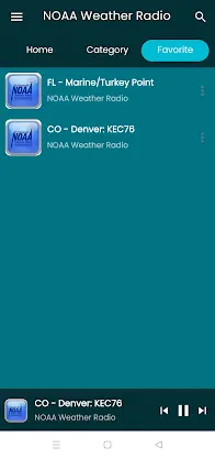 NOAA Weather radio screenshot 1