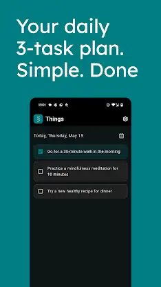 To do list AI - 3 Things screenshot 1
