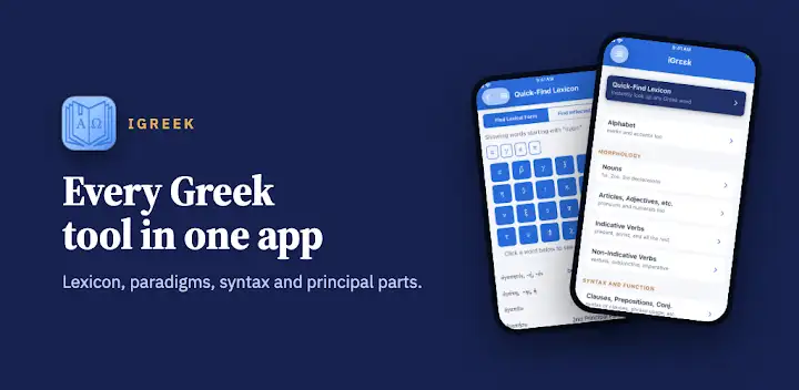 iGreek: NT Greek Grammar — Android app banner