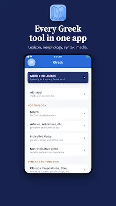 iGreek: NT Greek Grammar screenshot 1