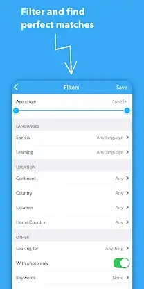 Interpals: Penpals & Languages screenshot 5